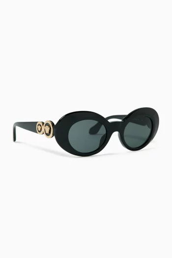 Oval Sunglasses in Acetate