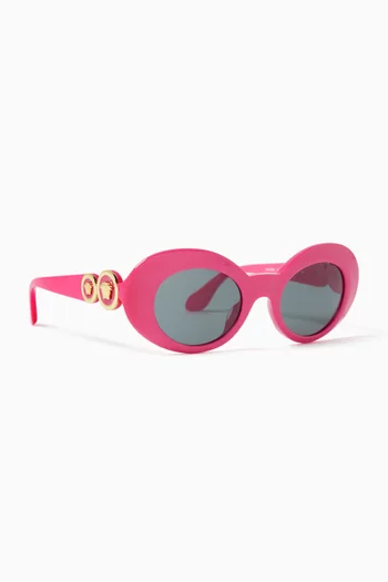 Oval Sunglasses in Acetate