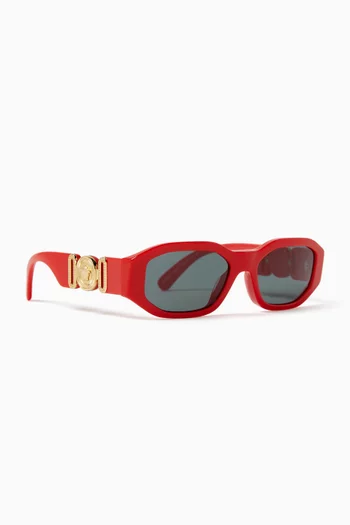 Irregular Sunglasses in Acetate