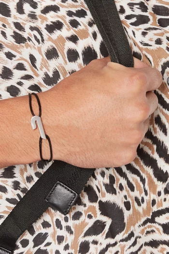 Arabic Letter 'Hhaa' Bracelet in Sterling Silver