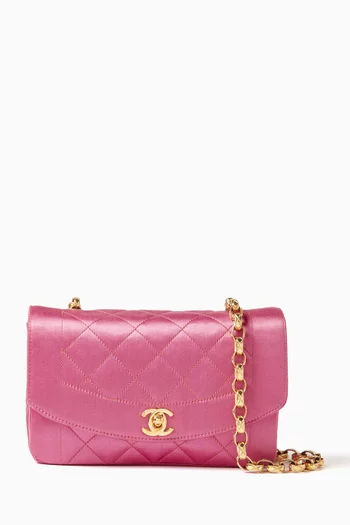 Crossbody Bag in Quilted Satin