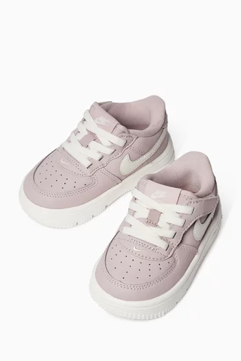 سنيكرز فورس 1 ايزي اون أسفل الكاحل جلد