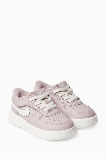 سنيكرز فورس 1 ايزي اون أسفل الكاحل جلد