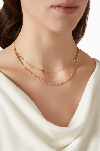 Luxe Layered Necklace in 18kt Gold