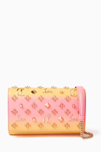 Paloma Clutch in Ombre Mirror-effect Leather