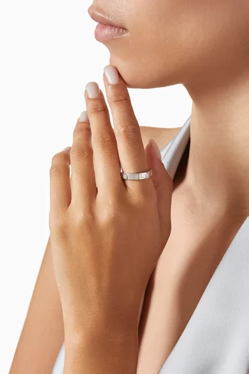 B.zero1 Diamond Ring in 18kt White Gold