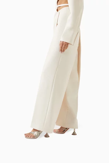 حذاء مفتوح شيونا بنقشة جلد الحيوانات وكعب 95 مم جلد نابا