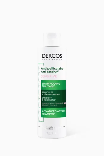 Dercos Anti Dandruff Shampoo for Sensitive Scalp, 200ml