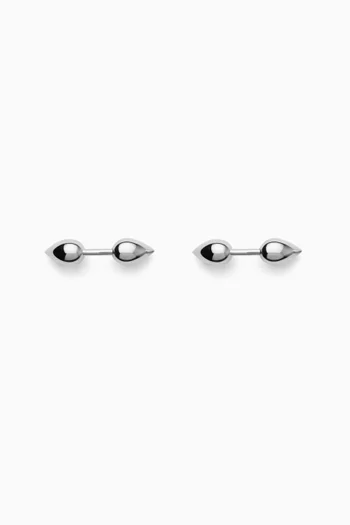Spear Cufflinks in Sterling Silver
