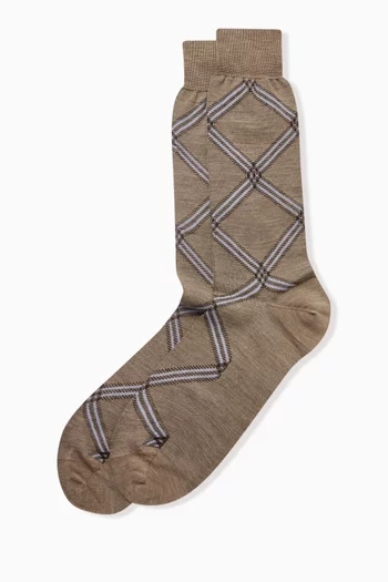 Dress Socks in Wool-blend