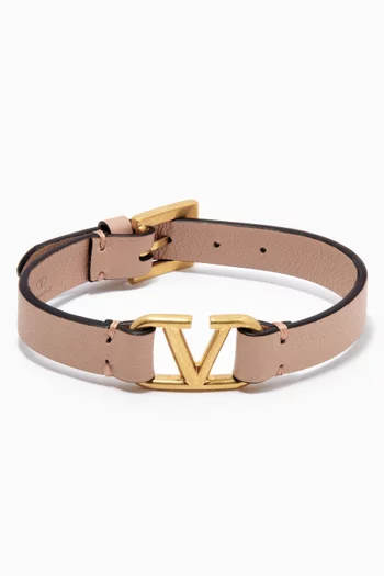 Valentino Garavani VLOGO Signature Bracelet in Calfskin