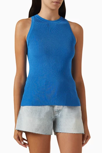 Tank Top in Ribbed Knit