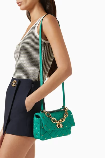 Valentino Garavani Rockstud Spike Bag in Nappa Leather