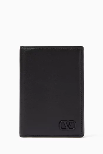 Valentino Garavani VLogo Signature Cardholder in Calfskin Leather