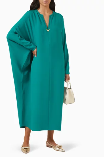 Valentino Garavani Cady Couture Midi Dress in Silk