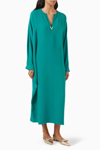 Valentino Garavani Cady Couture Midi Dress in Silk
