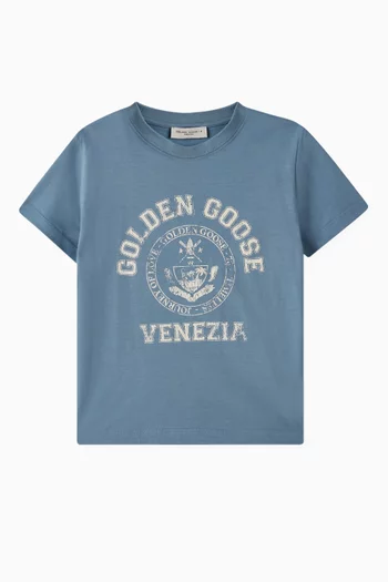 Logo-print T-shirt in Cotton-jersey