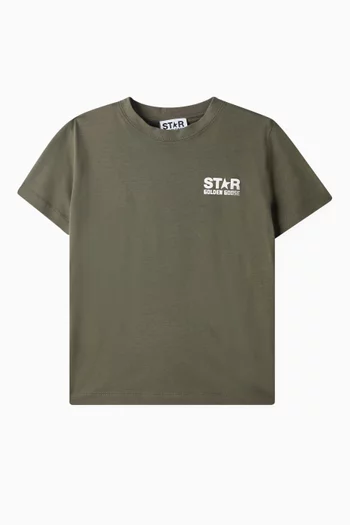 Logo-print T-shirt in Cotton-jersey