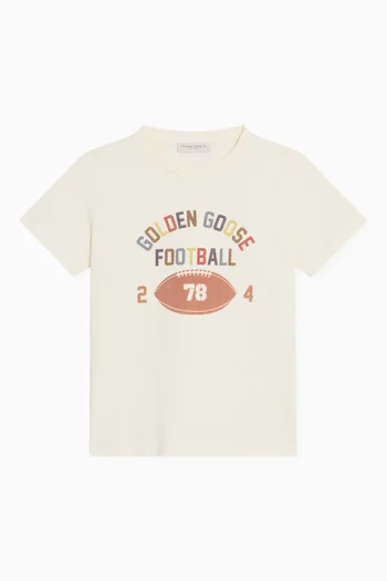 Logo-print T-shirt in Cotton-jersey