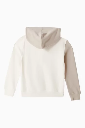 Colourblock Hoodie in Cotton