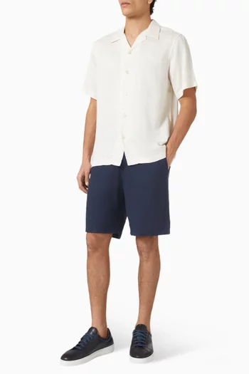 قميص بأزرار مزيج تينسيل لايوسيل