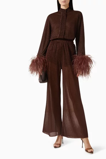 Lumiere Pants in Lurex