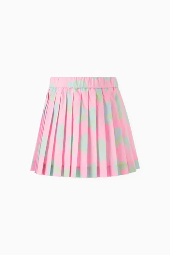 Rose Pleated Skirt in Cotton