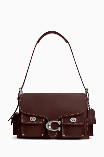 Cargo Turnlock Soft Tabby Shoulder Bag in Leather