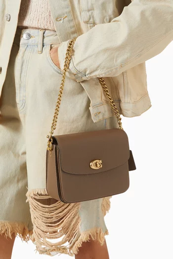 Cassie 19 Crossbody Bag in Pebble Leather