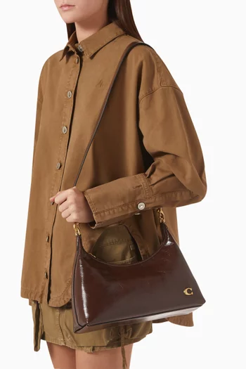 Juliet Shoulder Bag in Glazed Leather