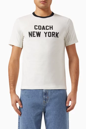 New York T-shirt in Cotton