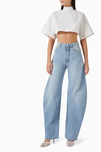 Round Jeans in Denim