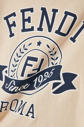 Logo Print T-shirt in Cotton Jersey