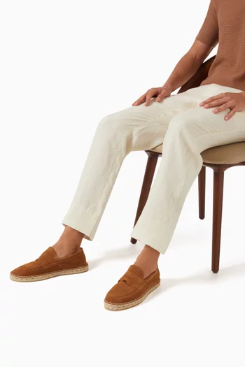 Diego Penny Loafers in Suede