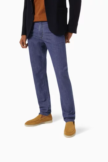 حذاء سهل الارتداء لودوفيكو جلد شمواه ناعم