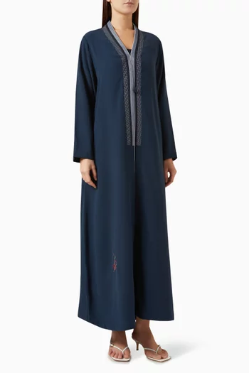 A-line Abaya in Crepe