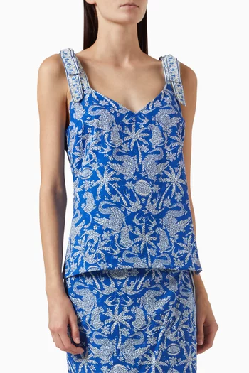 Mosaic Cami Top in Cotton