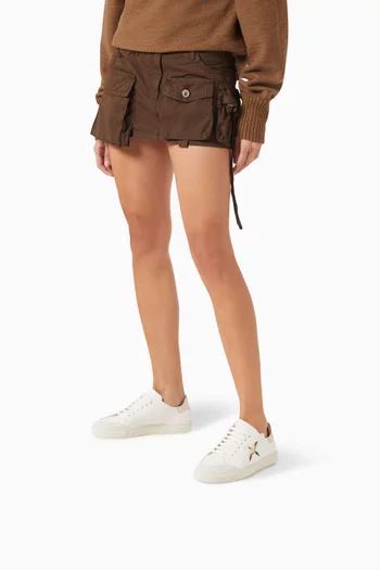 Clean 90 Bee Bird Sneaker in Leather & Suede