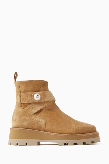 Meena Ankle Boots in Suede