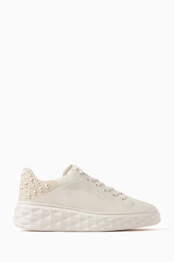 Diamond Maxi/F II Sneakers in Leather
