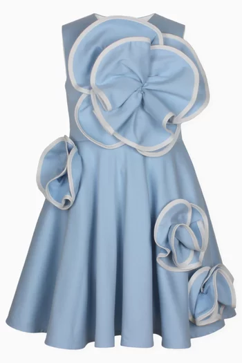 Jacqueline Floral Dress in Cotton-blend