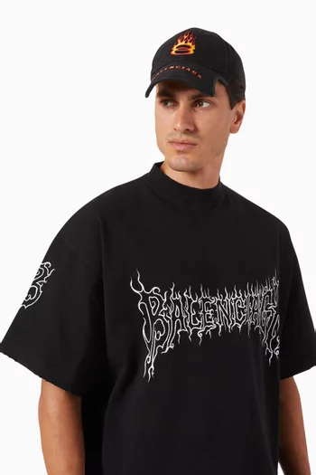Burning Unity Cap in Cotton Drill
