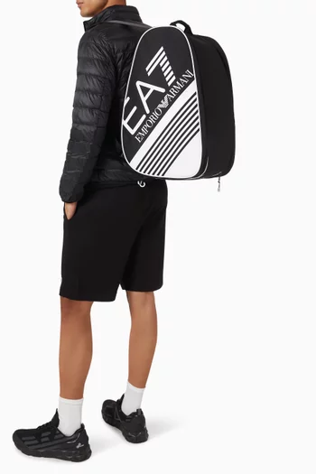 حقيبة مستلزمات رياضة البادل بشعار الماركة نايلون