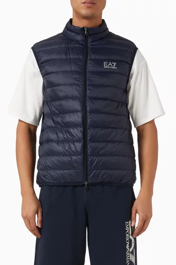 Quilted Puffer Vest in Nylon