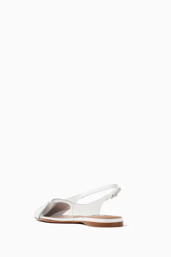 Le Cœur Slingback Flats in Patent Leather