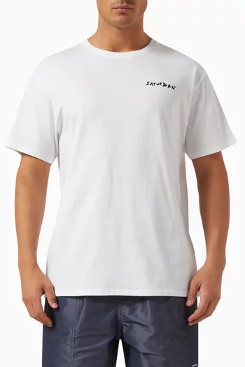 Brush Stroke Standard T-shirt in Cotton