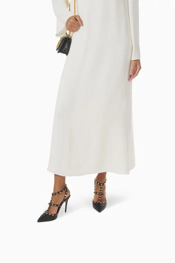 Valentino Garavani Rockstud 100 Pumps in Vitello Leather