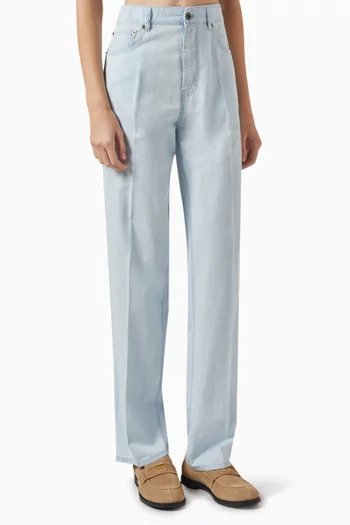 Straight-leg Jeans in Denim