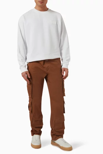 Logo Plaque Sweatshirt in Cotton