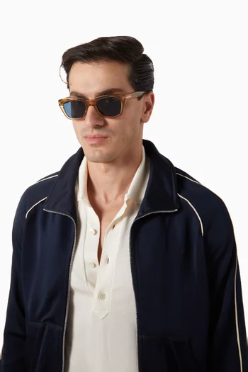 Snowdon Square Frame Sunglasses in Acetate
